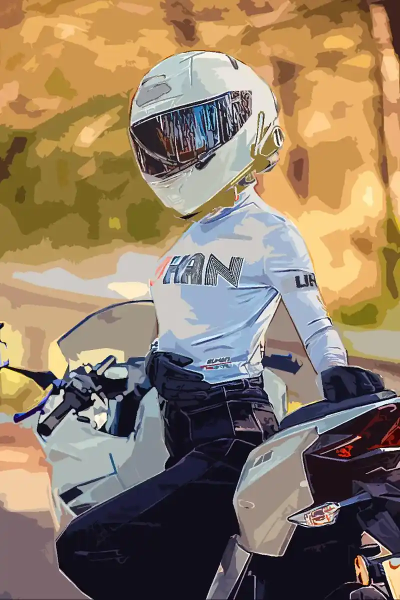 动漫里的女骑士#摩托车 #沈阳骑行 #机车 #追焦 #摩友  - 抖音