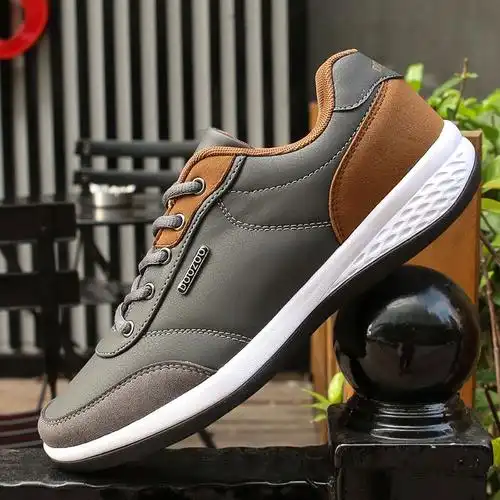 波鞋男中年运动鞋中老年30秋季男鞋40旅游鞋50岁休闲鞋健步爸爸鞋