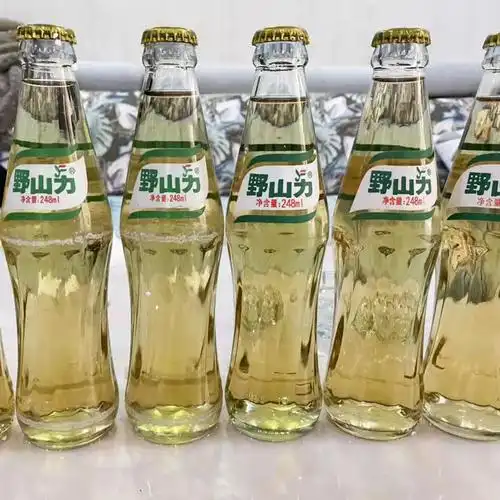 野山力汽水老柠檬汽水 饮料整箱网红怀旧儿时玻璃瓶带盖碳酸果味 茶