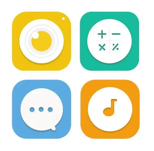 j 四个简单小图标