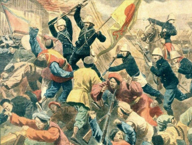 在第一次鸦片战争爆发后,许多士绅富豪和老百姓没有置身事外,而是勇敢