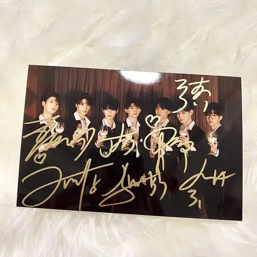 时代少年团签名照马嘉祺丁程鑫宋亚轩刘耀文tnt签名照周边应援礼 团
