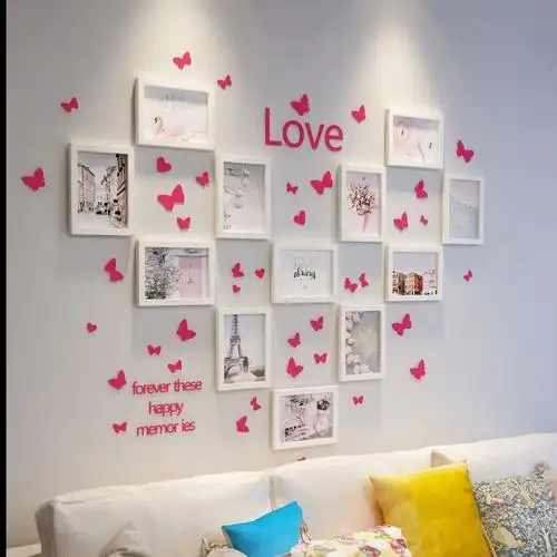 相册墙网红创意照片墙组合相框挂墙免打孔洗照片相片房间装饰品