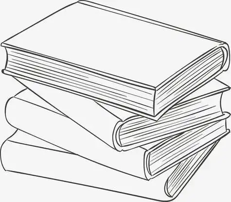 书本简笔画怎么画一堆书简笔画一摞书的简笔画画法叠起的书本--简笔画