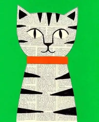 幼儿园废旧报纸画,幼师必看超实用!