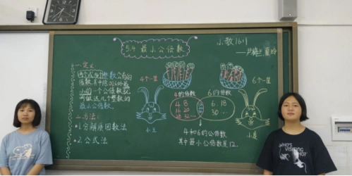 【小教学院】让板书为课堂增添一抹亮色——小学教育学院小学数学板书