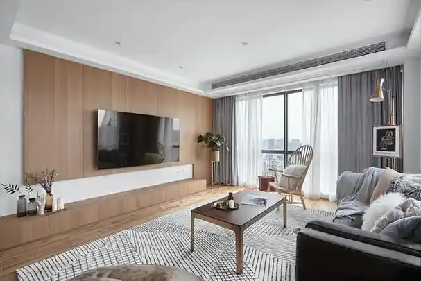 适合电视背景墙的简单装修(8种简约大方的电视背景墙装修方式)(4)