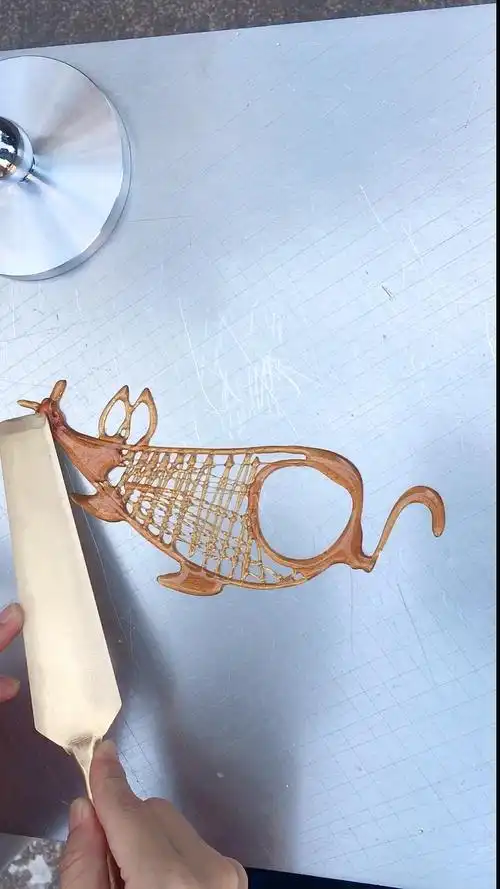 中国糖画##老鼠#(第三集)喜欢的请把小红点亮