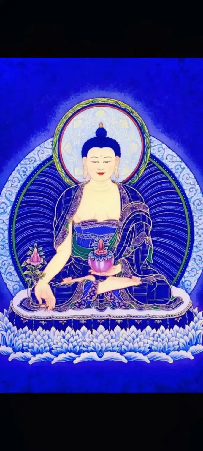 消灾延寿药师佛.愿见者消灾避难降吉祥,健康长寿!#愿所有人平 - 抖音