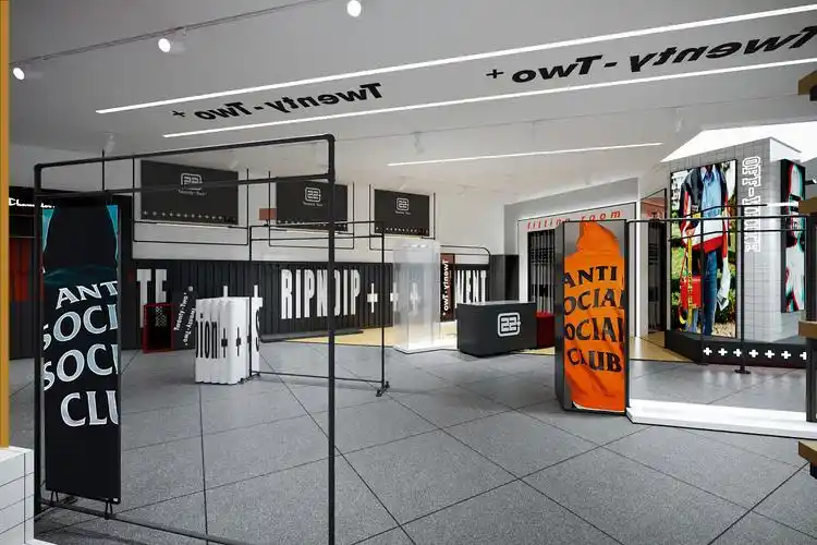 project :twenty-two潮牌买手店店铺空间设计 client :珠海22 品牌