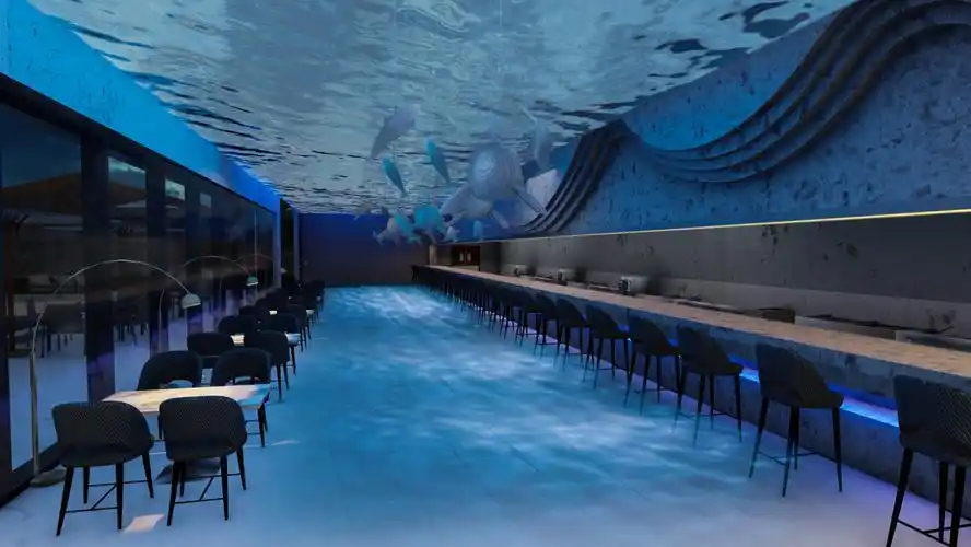 深海之光—以海洋为主题的餐厅光环境设计——2021神灯奖申报设计曙光