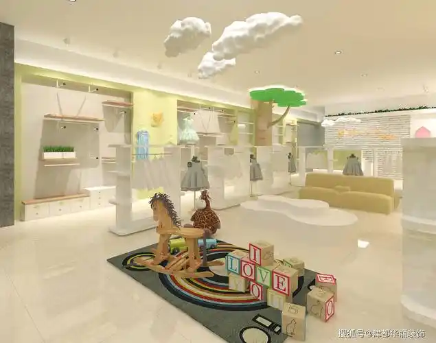 银川装修公司|津都华丽|银川小星星童装店装修设计方案鉴赏_色彩_顾客