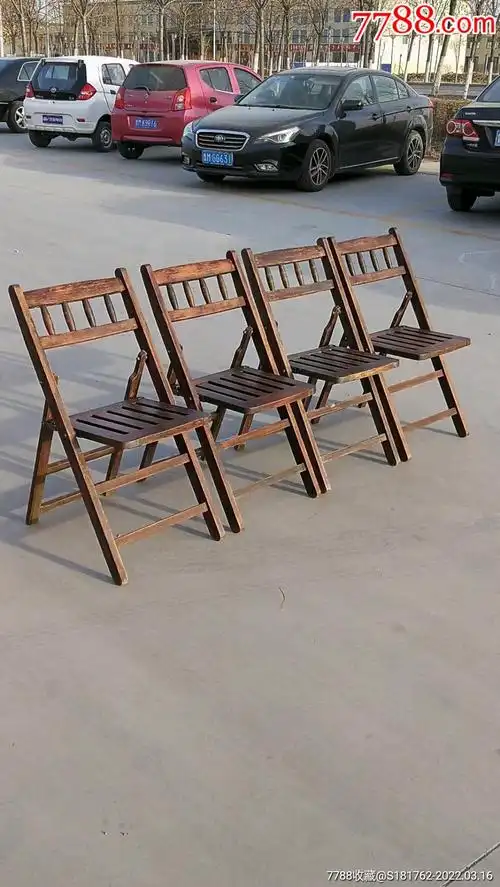 老柳桉木折叠椅