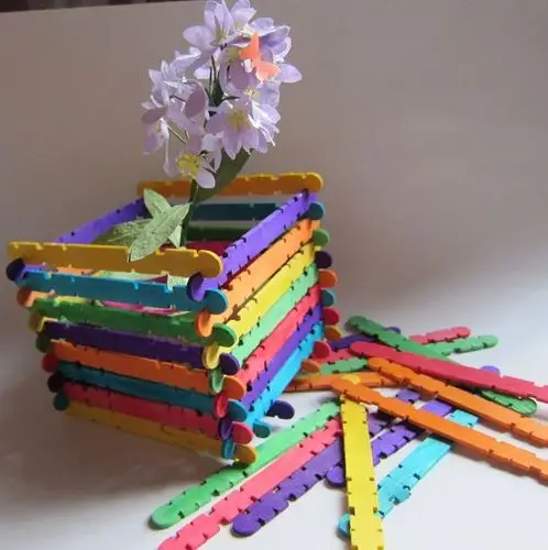 【袋装 diy模型木棒手工材料 木制 积木棒 齿轮