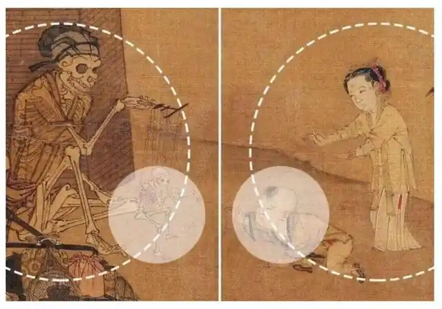 宋画读记|《骷髅幻戏图》:生死一线牵,婆娑红尘中的命运摆渡