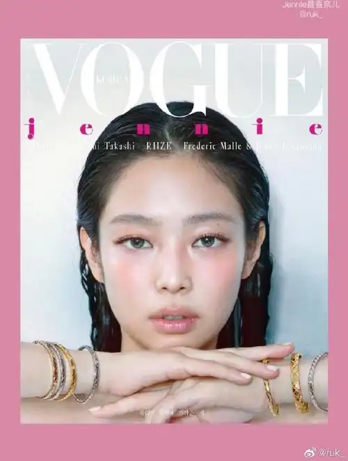 jennie登vogue封面#说真的07jennie一身香奈儿最绝了!