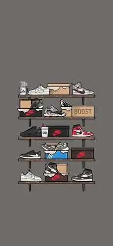 最近收藏的时尚潮人必备潮鞋手机壁纸