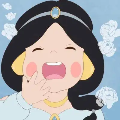 迪士尼公主头像可爱搞怪手绘卡通图片