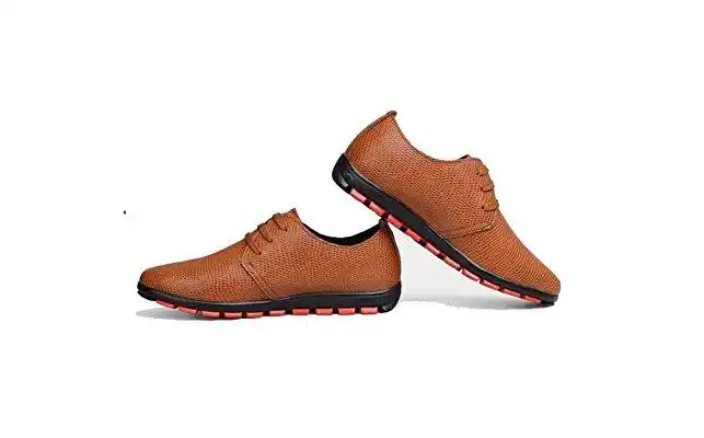 promithi 普罗米斯 男式休闲皮鞋 真皮二层皮鞋 蛇纹牛皮鞋休闲男鞋