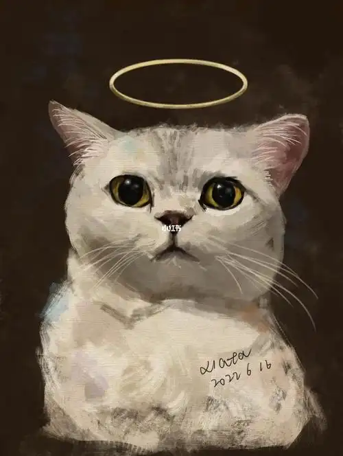 猫咪画像主人说她很乖已经回喵星的米林