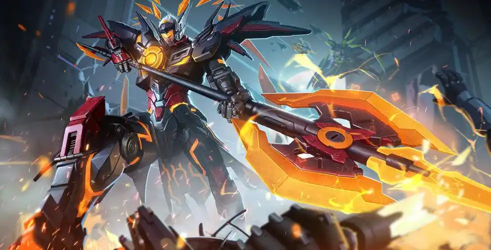 《王者荣耀》吕布「末日机甲」皮肤特性升级完成