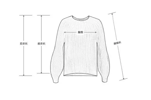 尺码指南 尺码 肩袖长(cm) 胸围(cm) 前衣长(cm) 后衣长(cm) 2码(s)
