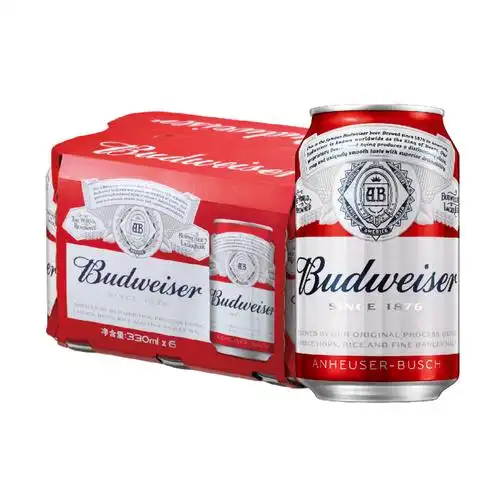 百威啤酒6罐装330ml6