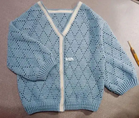 钩针儿童开衫外套