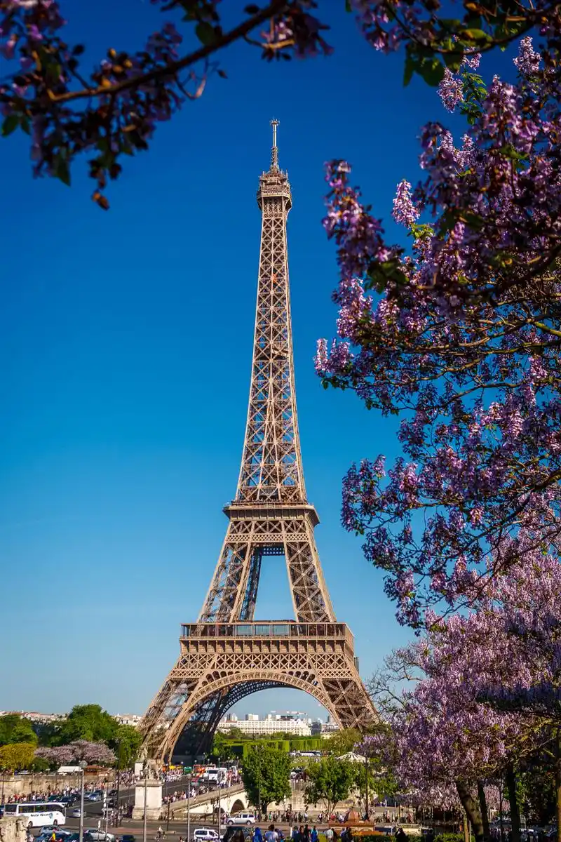 埃菲尔铁塔(法语:la tour eiffel;英语:eiffel tower)矗立在法国巴黎
