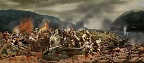 岳阳新墙河抗战史实陈列馆场景艺术展