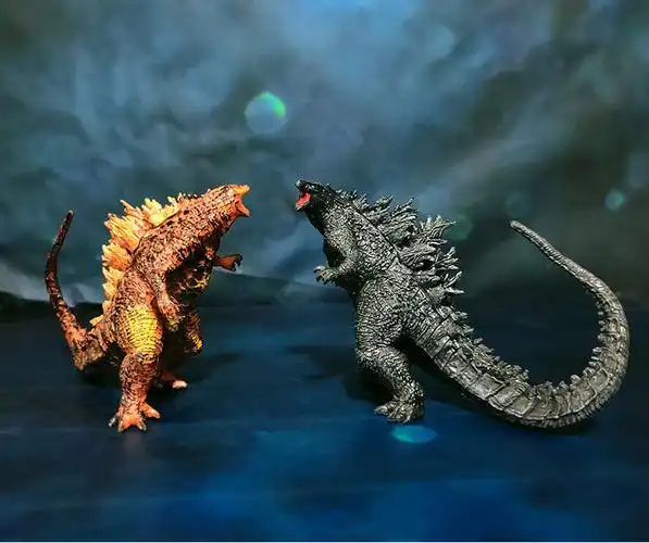 行星哥斯拉 超大号儿童玩具哥斯拉摆件搪胶影视godzilla科幻怪兽动漫