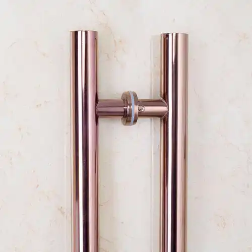 304玻璃门拉手不锈钢拉手中式圆形门把手店铺门店推拉门把可定做经济