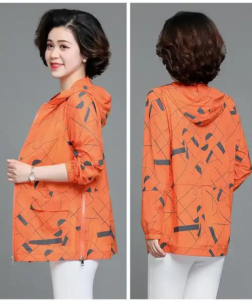 衣老奶奶老人家防晒服中老年妈妈夏款防嗮衣夏天穿的外套薄款女上衣服