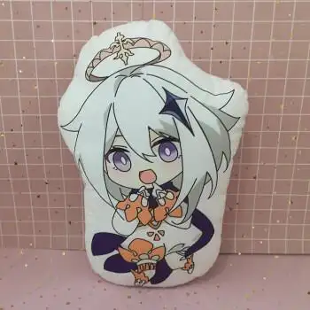 抱枕动漫原神迪卢克刻晴动漫人物温迪胡桃魈毛绒玩具礼物 派蒙 40厘米