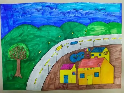 "我心目中的新农村人居环境 我眼中的家乡变化"主题绘画获奖作品展播