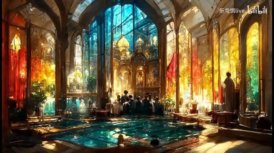 天堂之门:辉煌壮丽 美轮美奂 ai绘画 tartevol.354 hod. - 哔哩哔哩