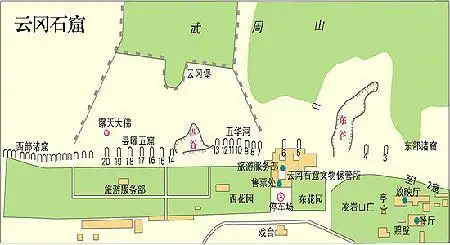 云冈石窟地图(图)