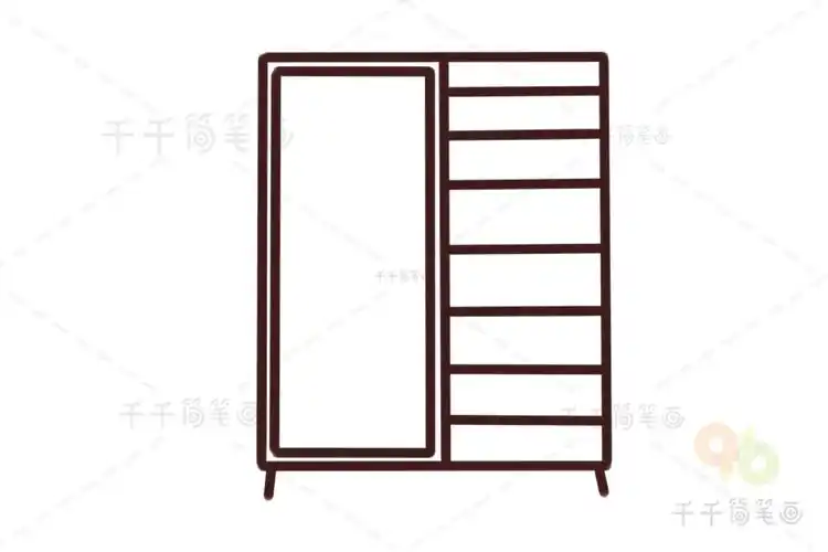 柜子简笔画