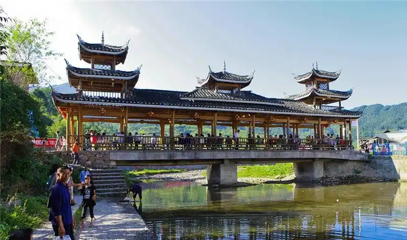 三穗县良上镇红军风雨桥