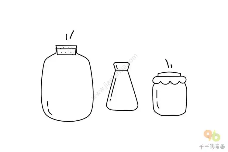 储物罐简笔画