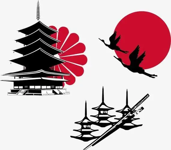 经典日本元素素材