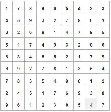 九宫格数独答案