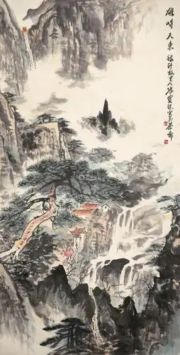 张宝珠 山水 纸本立轴
