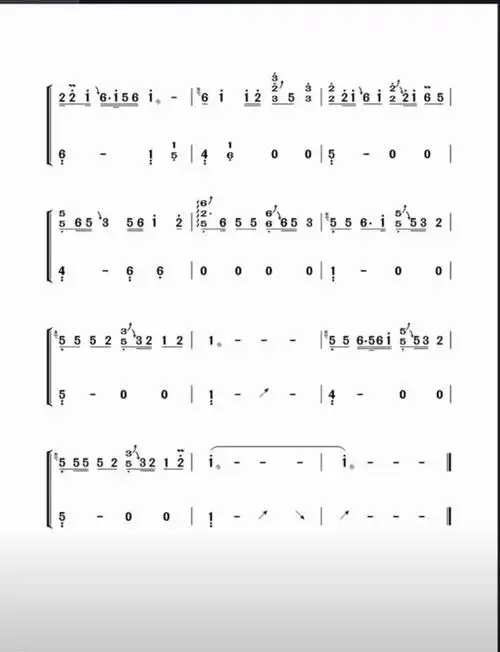 古筝探清水河  #古筝曲谱