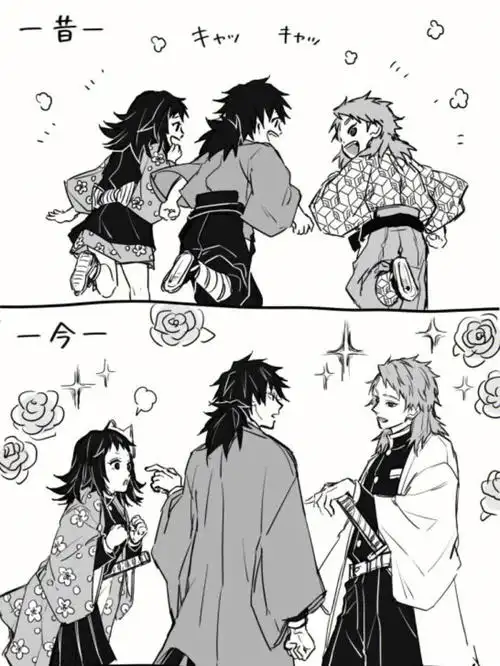 与强大于一生的男人,注定是我的意难平#鬼灭之刃  #锖兔  #富冈义勇