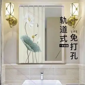 卫生间风水门帘防水图片