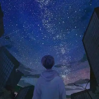 图片评论 0条  收集   点赞  评论  星空之约 唯美手绘情侣头像 0 5