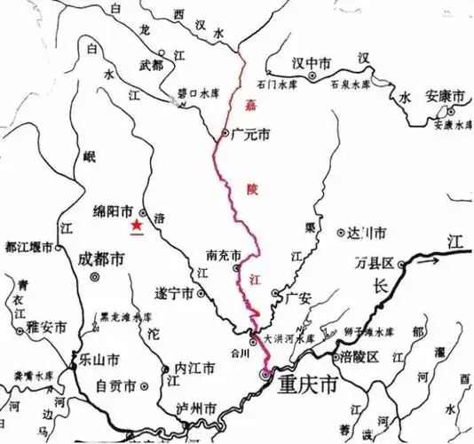 最后汇入长江的那条嘉陵江:发源陕西秦岭,途径甘肃,你知道吗?