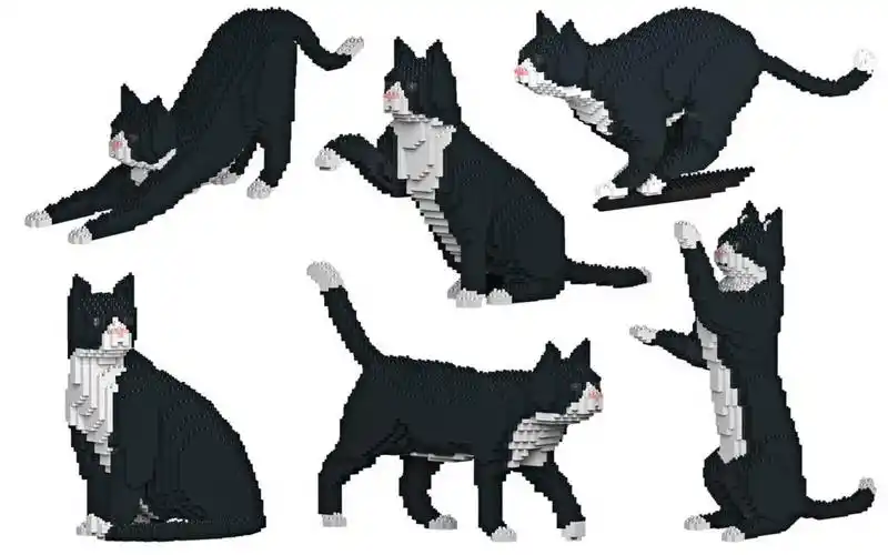 tuxedo cat lego kits