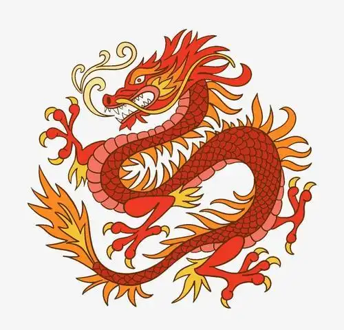 白描龙纹图片大全-白描龙纹图片设计素材下载_懒人图库